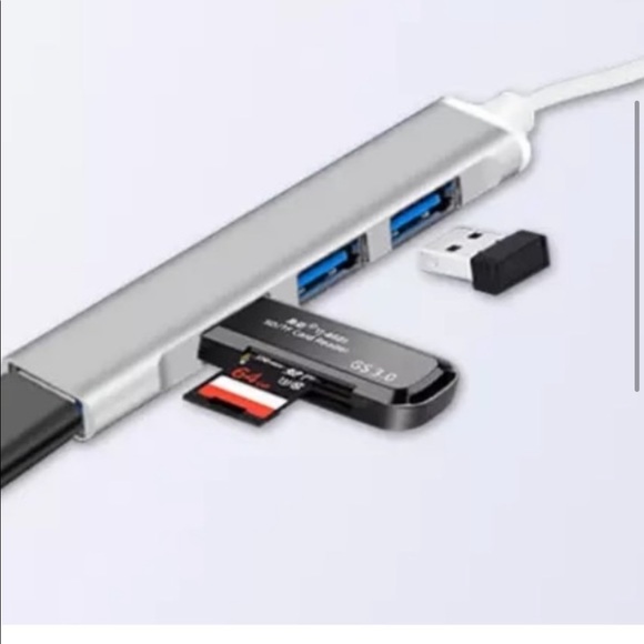 New Multi-Function USB Port HUB Type-C Splitter Electronics Work Smarthome - Picture 5 of 6